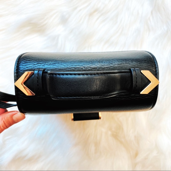 Mackage Rubie Top Handle Gold Arrow Bag EUC - Picture 14 of 14